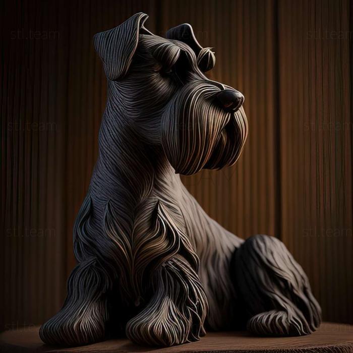 Zwergschnauzer dog